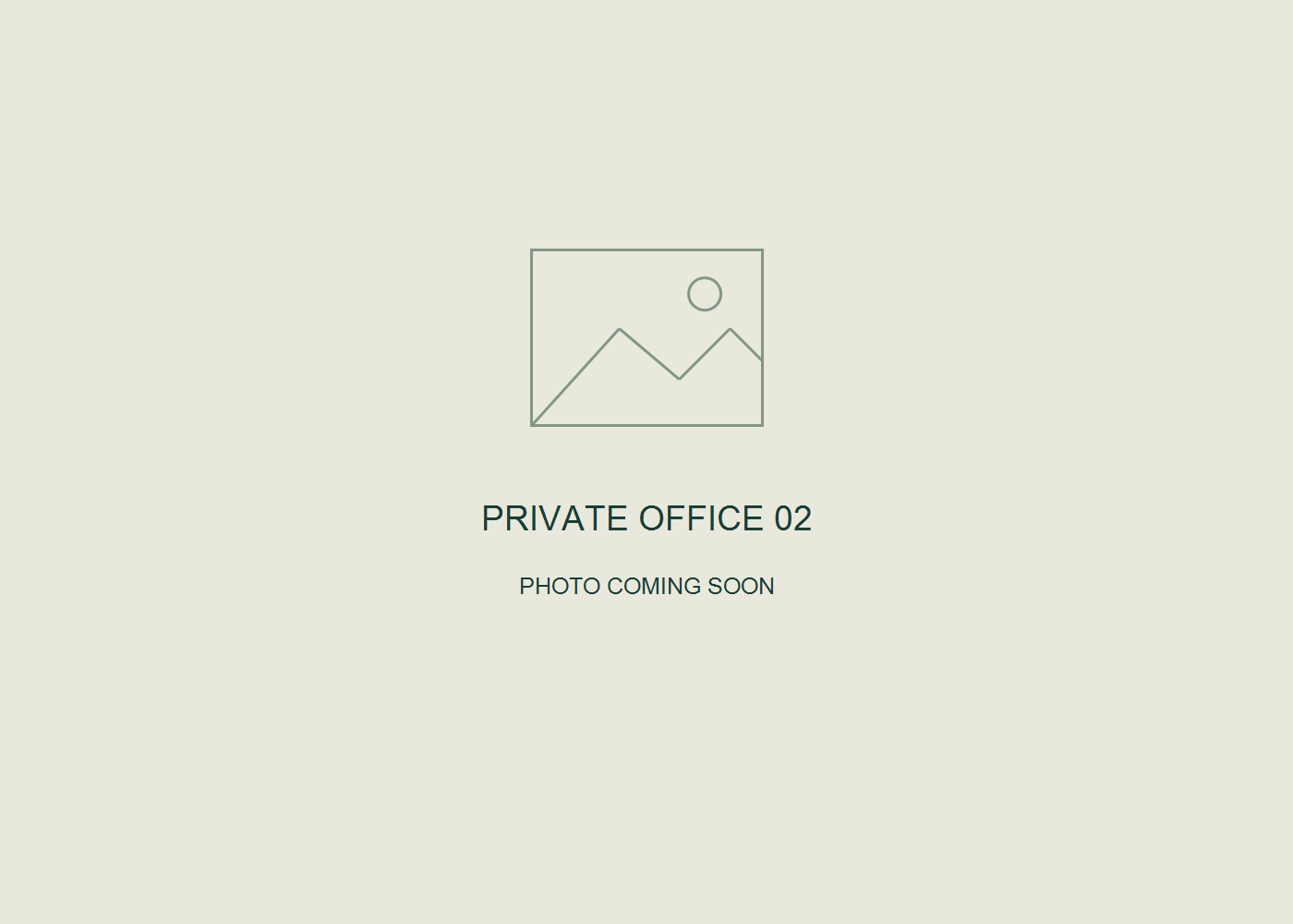 Placeholder: private office 02 photo coming soon